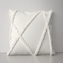 Black and best sale white textured pillows